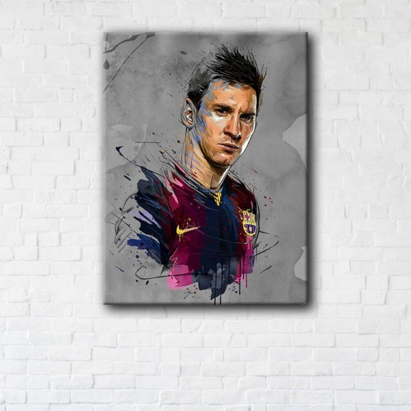 

Картина на холсте прямоугольная I-Art Lionel Messi 90x120см