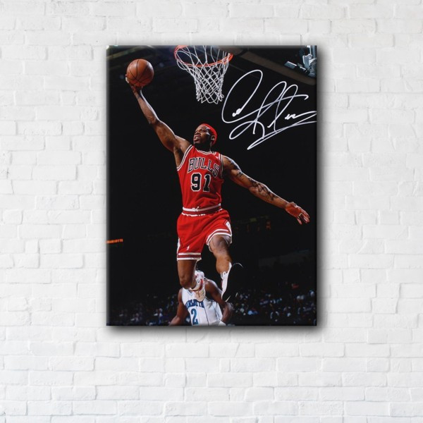 

Картина на холсте прямоугольная I-Art Dennis Rodman 110x145см