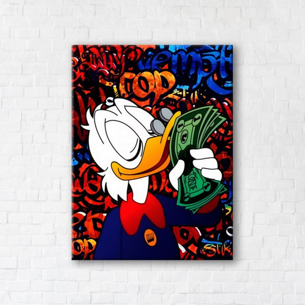 

Картина на холсте прямоугольная I-Art The Smell Of Money 50x65см