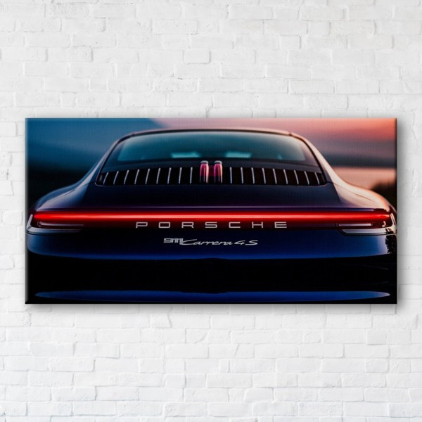

Картина на холсте прямоугольная I-Art Porshe 50x100см