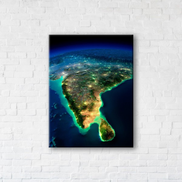 

Картина на холсте прямоугольная I-Art Indian Subcontinent 75x100см