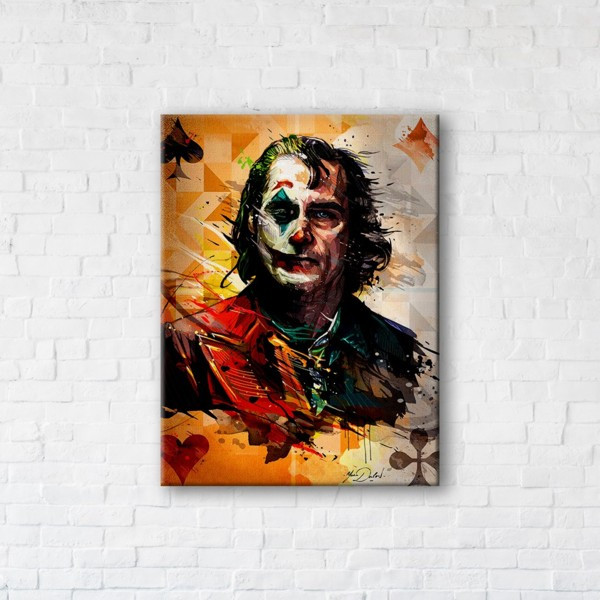 

Картина на холсте прямоугольная I-Art Joker Art 90x120см