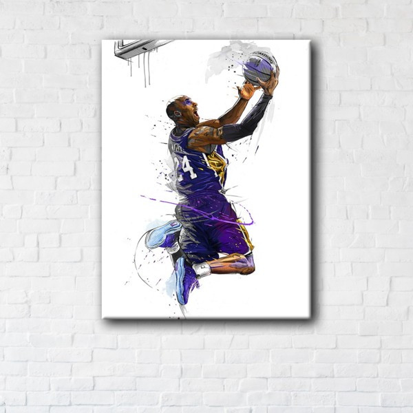 

Картина на холсте прямоугольная I-Art Kobe Bryant 50x65см