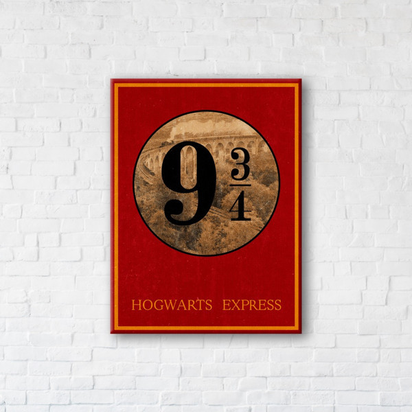 

Картина на холсте прямоугольная I-Art Hogwarts express 45x60см