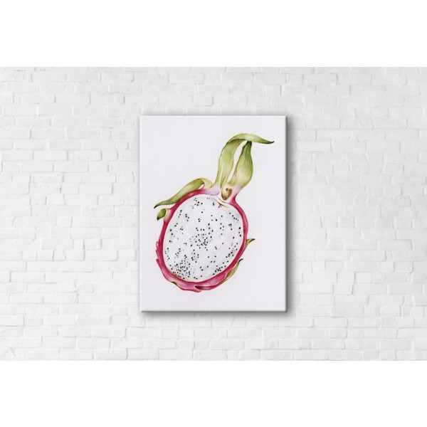 

Картина на холсте прямоугольная I-Art Dragon Fruit 50x65см