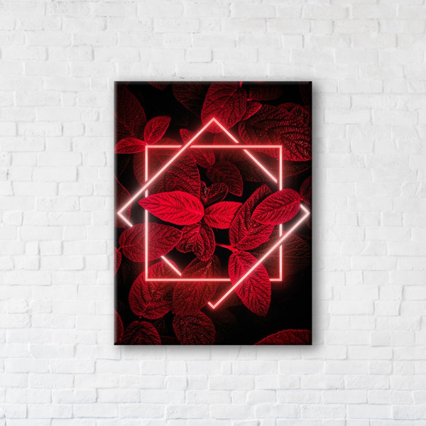 

Картина на холсте прямоугольная I-Art Red square 45x60см