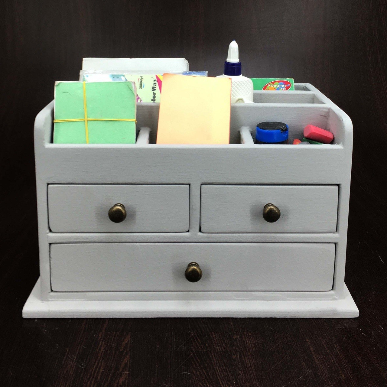 

Настольный органайзер из натурального дерева Джойс маренго 35х20х22 см (MIZ-КНЦ-004519)