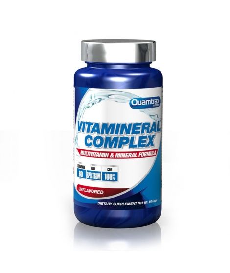

Комлекс вітамінів Vitamineral Complex Quamtrax 60 таблеток (QMT116)