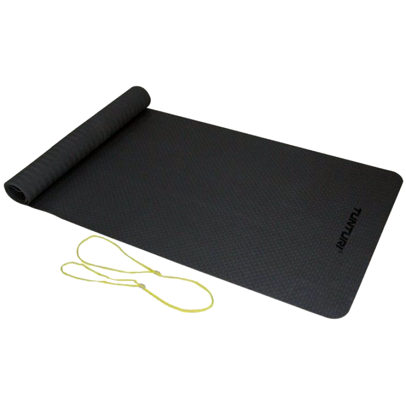 

Коврик для йоги Tunturi TPE Yoga Mat 3 mm Anthracite, код: 14TUSYO031-S25