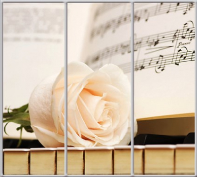 

Шкаф купе Luxe Studio Стандарт-1 Фотопечать Музыка-3 2200x2000x450 трехдверный