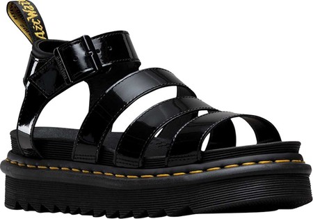 

Женские сандалии Dr. Martens Blaire Strappy Sandal Black Patent Lamper Leather 42