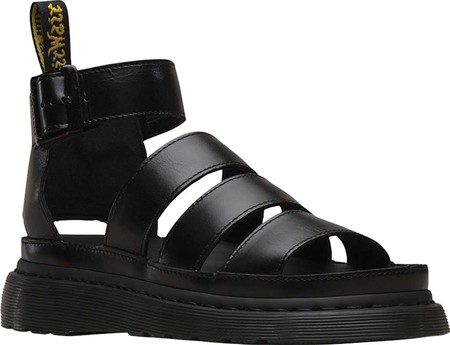 

Женские сандалии Dr. Martens Clarissa II Gladiator Sandal Black Brando Full Grain Waxy Leather 39