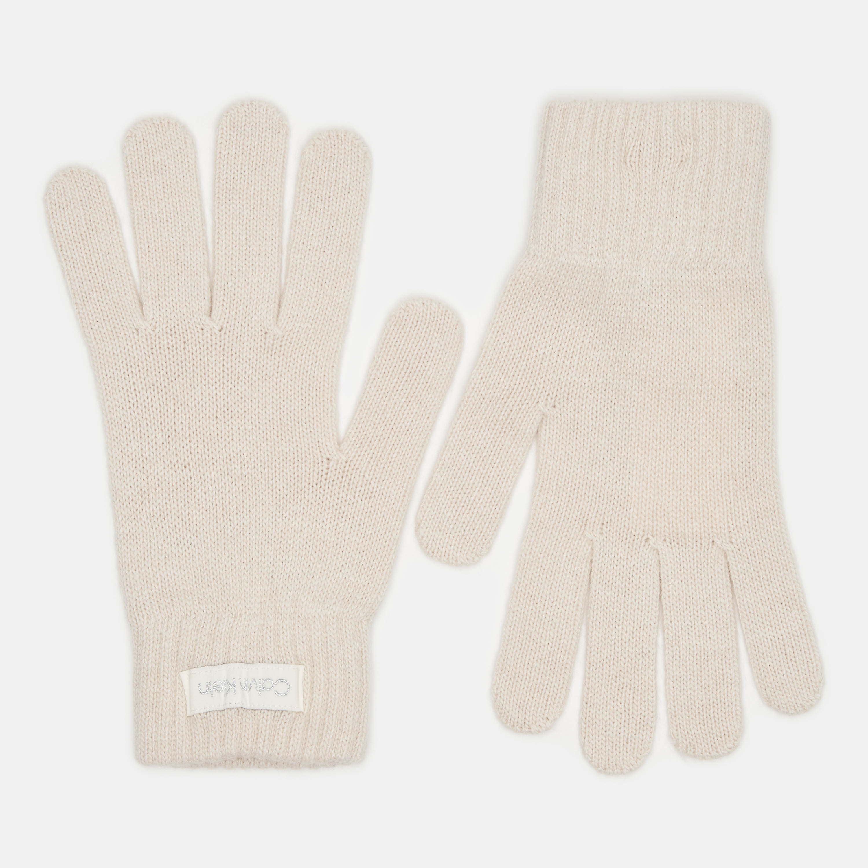 

Перчатки женские Calvin Klein Jeans Organic Ribs Gloves K60K608508-YAV Ecru