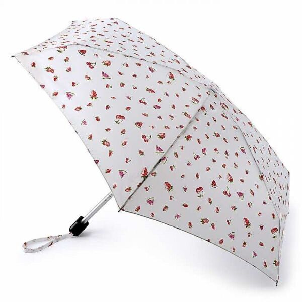 

Механический женский зонт Fulton Tiny-2 L501 Juicy Rain (Ягодный дождь)