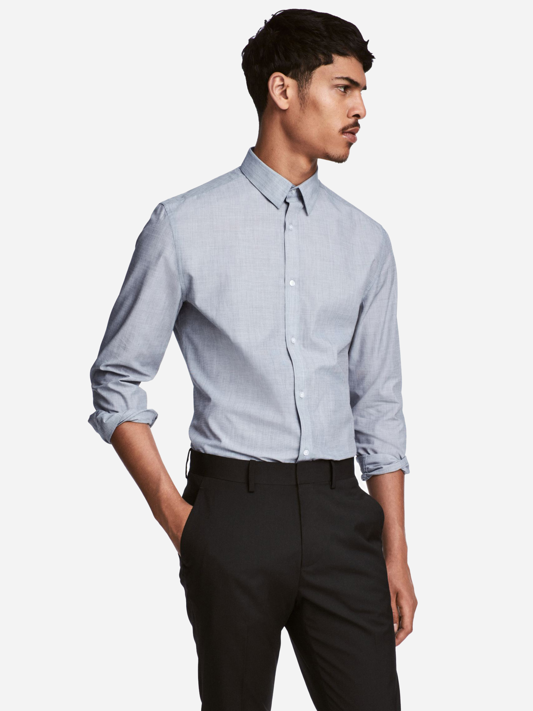 

Рубашка H&M 2212-5016167  Голубая, Рубашка H&M 2212-5016167 S Голубая