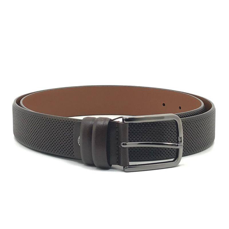 

Ремень мужской кожаный Bond Non 1102 120 см коричневый, 120 см