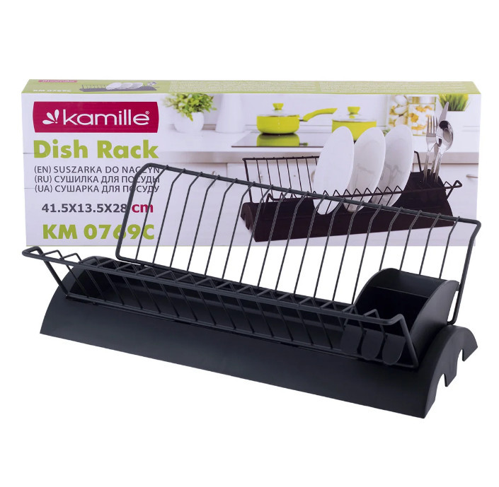 

Сушилка для посуды 41,5х26х11,5 см Black Kamille KM-0769C