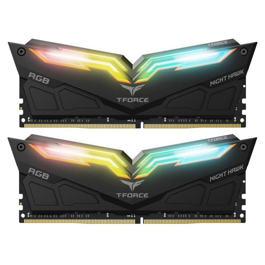 

Память TEAM 16 GB (2x8GB) DDR4 3200 MHz T-Force Night Hawk RGB Black (TF1D416G3200HC16CDC01)