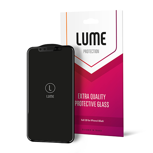 

LUME Protection Full 3D защитное стекло для iPhone 13/13 Pro (Франция) Black