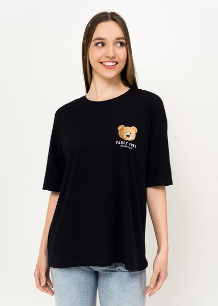 

Футболка Pepper mint OX-23-OV L Чорний