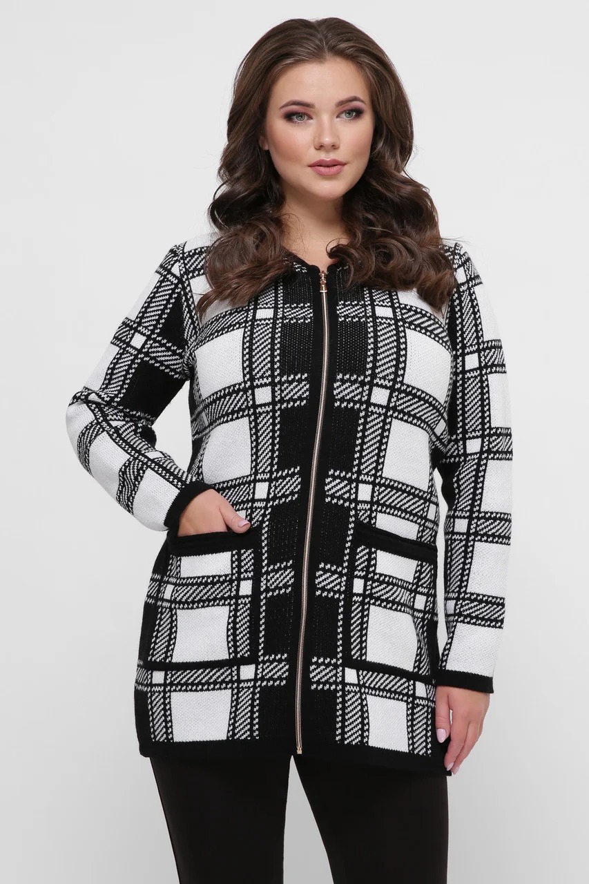 

Fashions • Кардиган женский Глория Fashions - черно-белый (821/823-аш, Fashions • Кардиган женский Глория Fashions 56-62 черно-белый (821/823-аш)