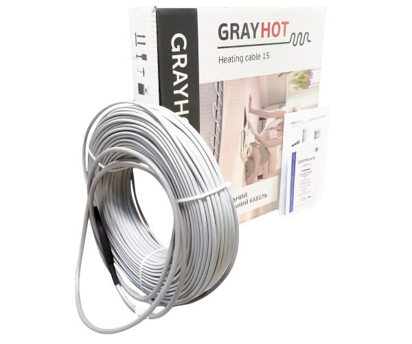 

Греющий кабель GrayHot 38 м (0919008) теплый пол