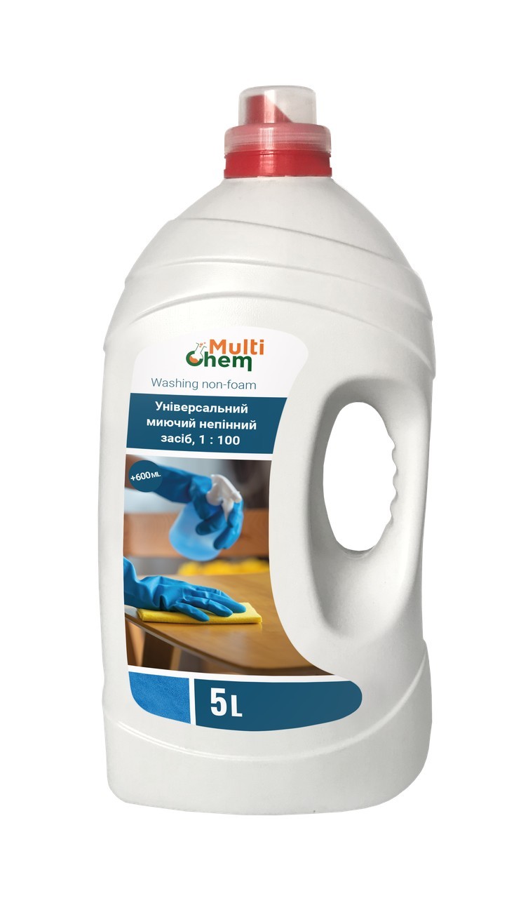 

Универсальное моющее непенное средство 1:100 Washing non-foam 5 л