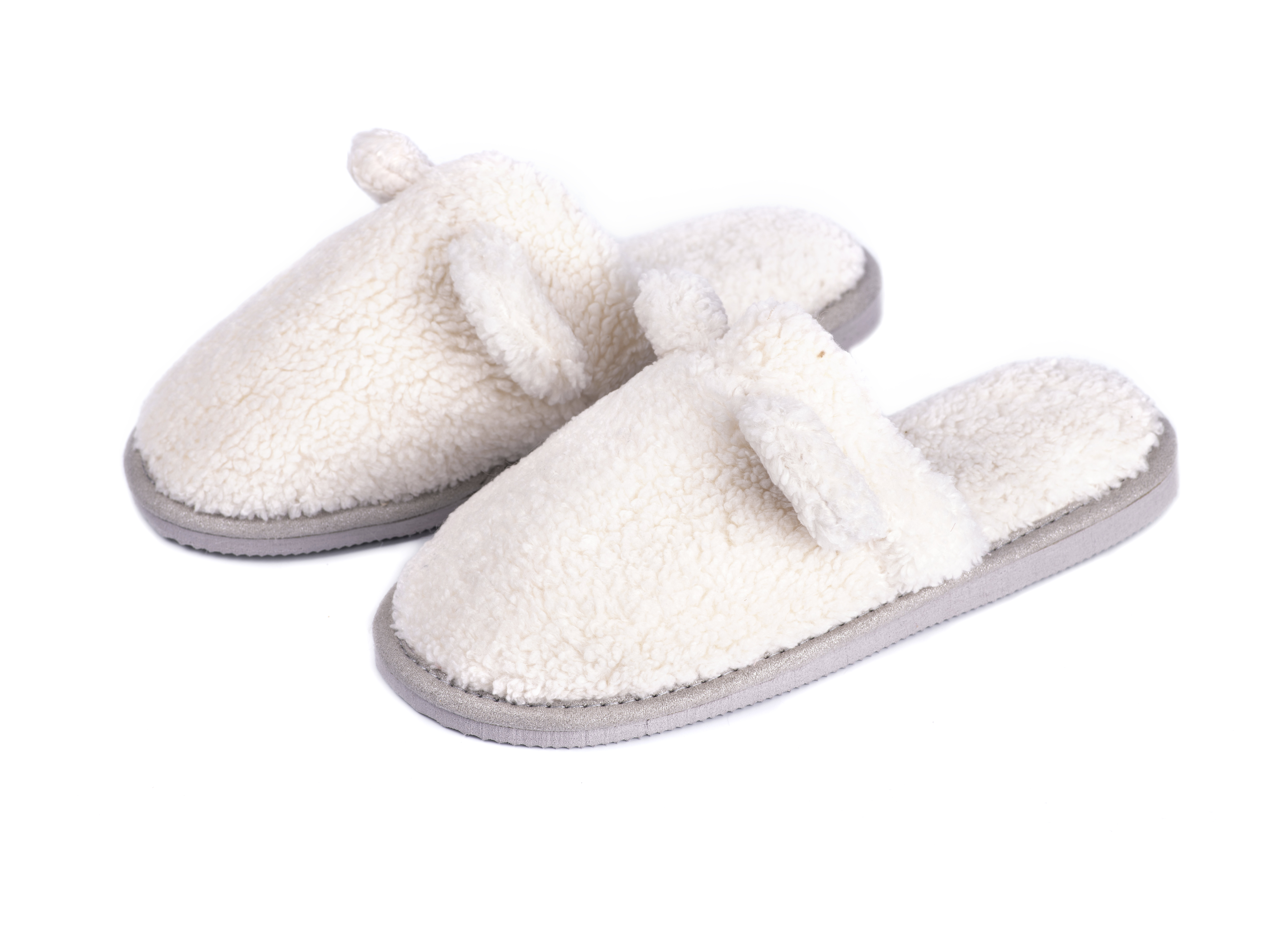 

Капці домашні жіночі HS хутрянi TEDDI white TWINS 6098 36-37 Білий
