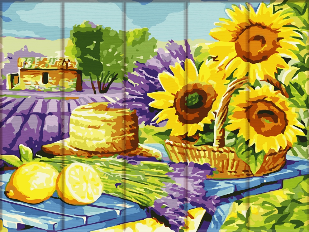 

Картина по номерам ArtStory Дары Прованса 40*30 см на дереве (в коробке) арт.ASW147