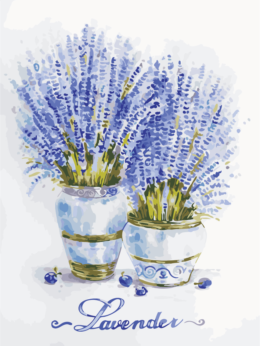 

Картина по номерам ArtStory Цветы лаванды 40*30 см (без коробки) арт.AS0929