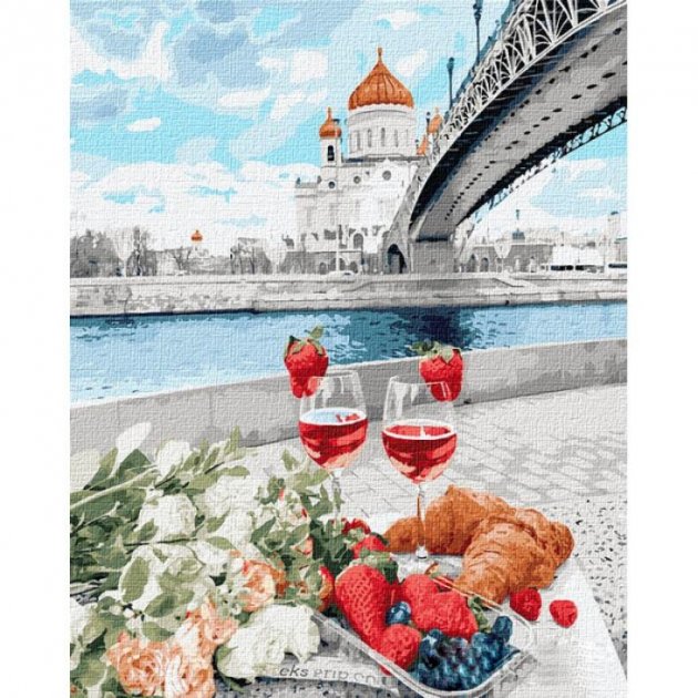 

Картина по номерам Идейка Романтический пикник 40*50 см (в коробке) арт.KH3586
