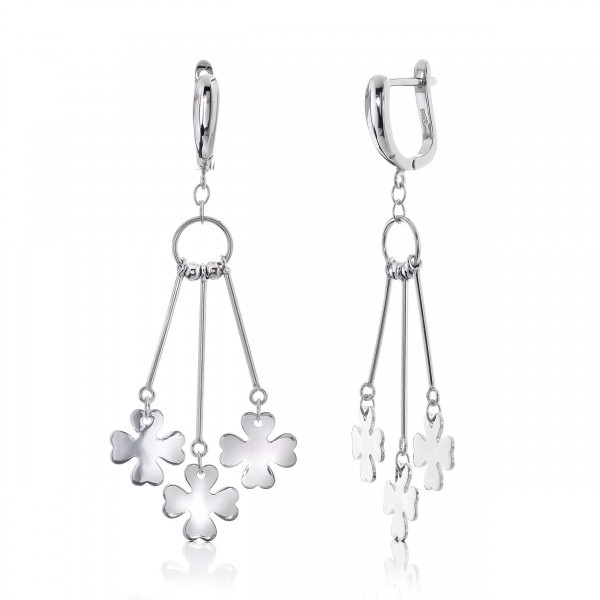 

Серебряные серьги Silver925 6.4 гр