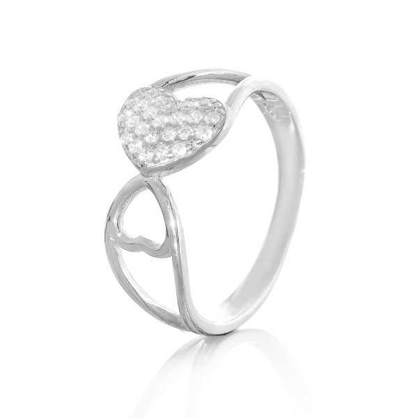 

Серебряное кольцо Silver925 с цирконием 2 гр