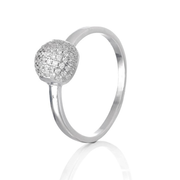 

Серебряное кольцо Silver925 с цирконием 3 гр