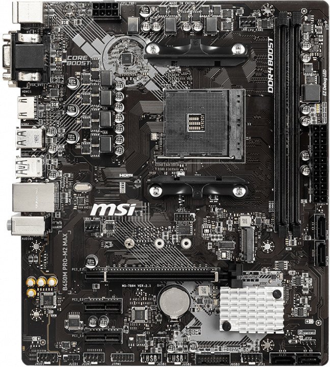 

Материнская плата MSI B450M PRO-M2 MAX