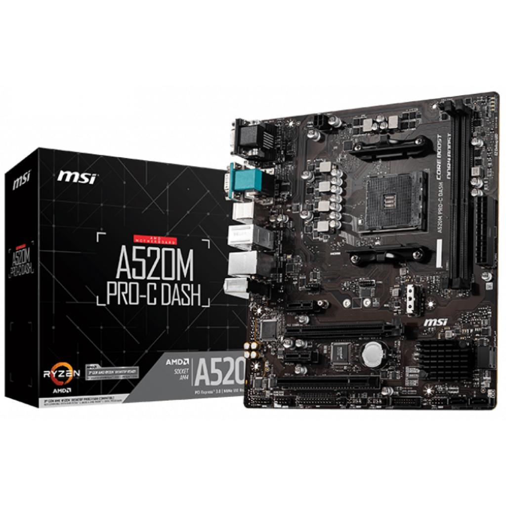 

Материнская плата MSI A520M Pro-C Dash Socket AM4