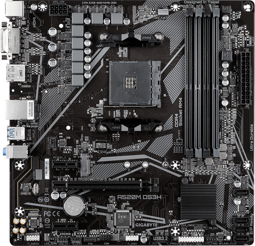 

Материнская плата Gigabyte A520M DS3H