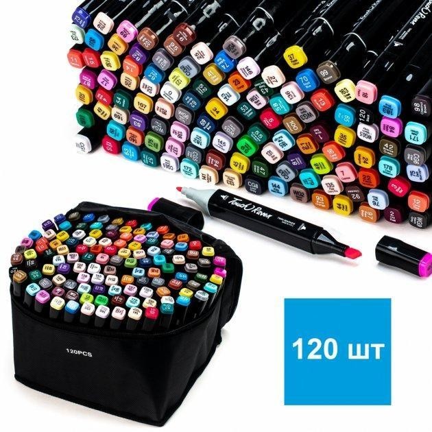

Набор скетч маркеров для рисования Thiscolor 120 шт