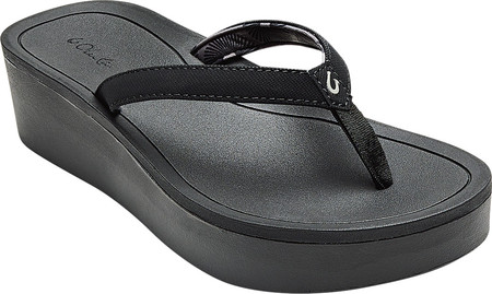 

Женские вьетнамки, сланцы OluKai Pi'O Lua Thong Sandal Black/Black Synthetic 40