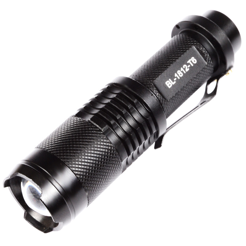 

Фонарь фокусируемый Bailong BL-1812 (Cree XM-L T6, 500 люмен, 5 режимов, 1х18650), комплект