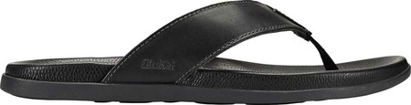 

Мужские вьетнамки, сланцы OluKai Nalukai Flip Flop Lava Rock/Lava Rock Full Grain Leather 41