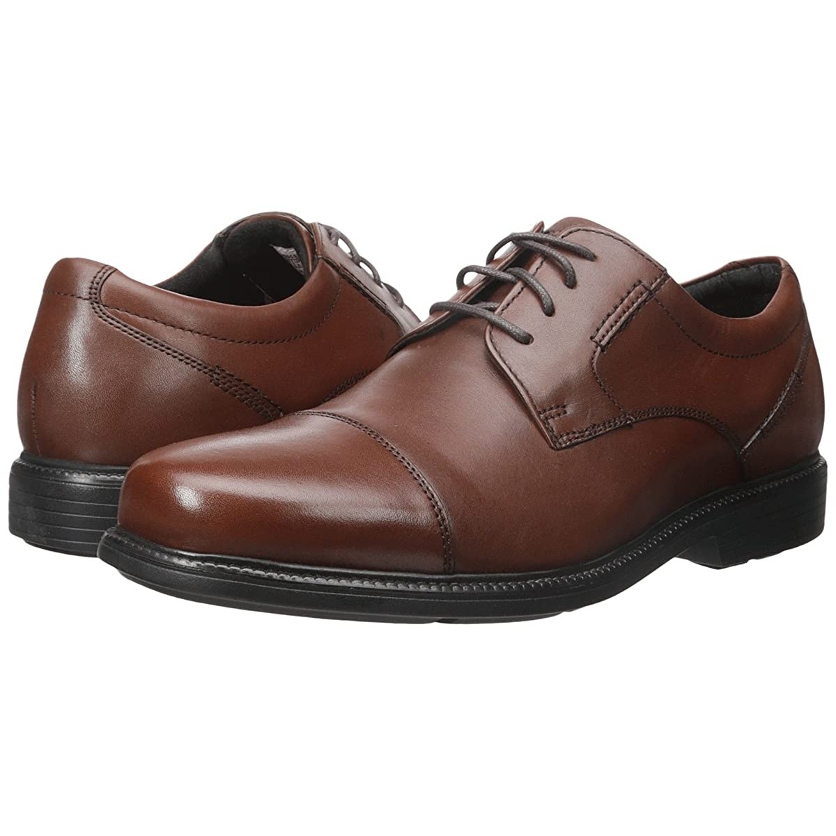 

Туфли Rockport Charles Road Cap Toe Oxford Brown, 40 (250 мм)