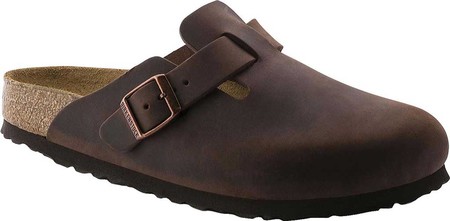 

Мужские шлепанцы Birkenstock Boston Soft Footbed Habana Oiled Leather 44