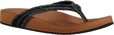 

Женские вьетнамки, сланцы Sanuk She Loungy Flip Flop Black Canvas 37