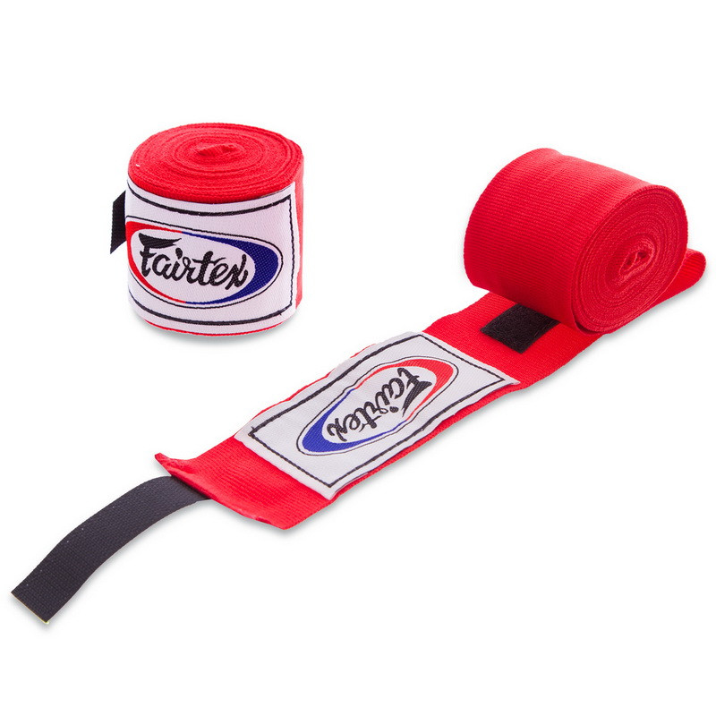 

Бинты боксерские Fairtex Heroe HW2-3 длина 3м Red