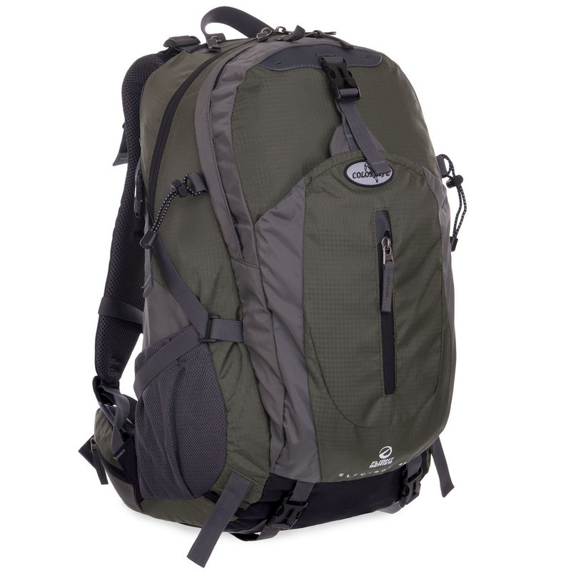 

Рюкзак туристический с каркасной спинкой Color Life Sprinter 825 30 литров Olive-Grey