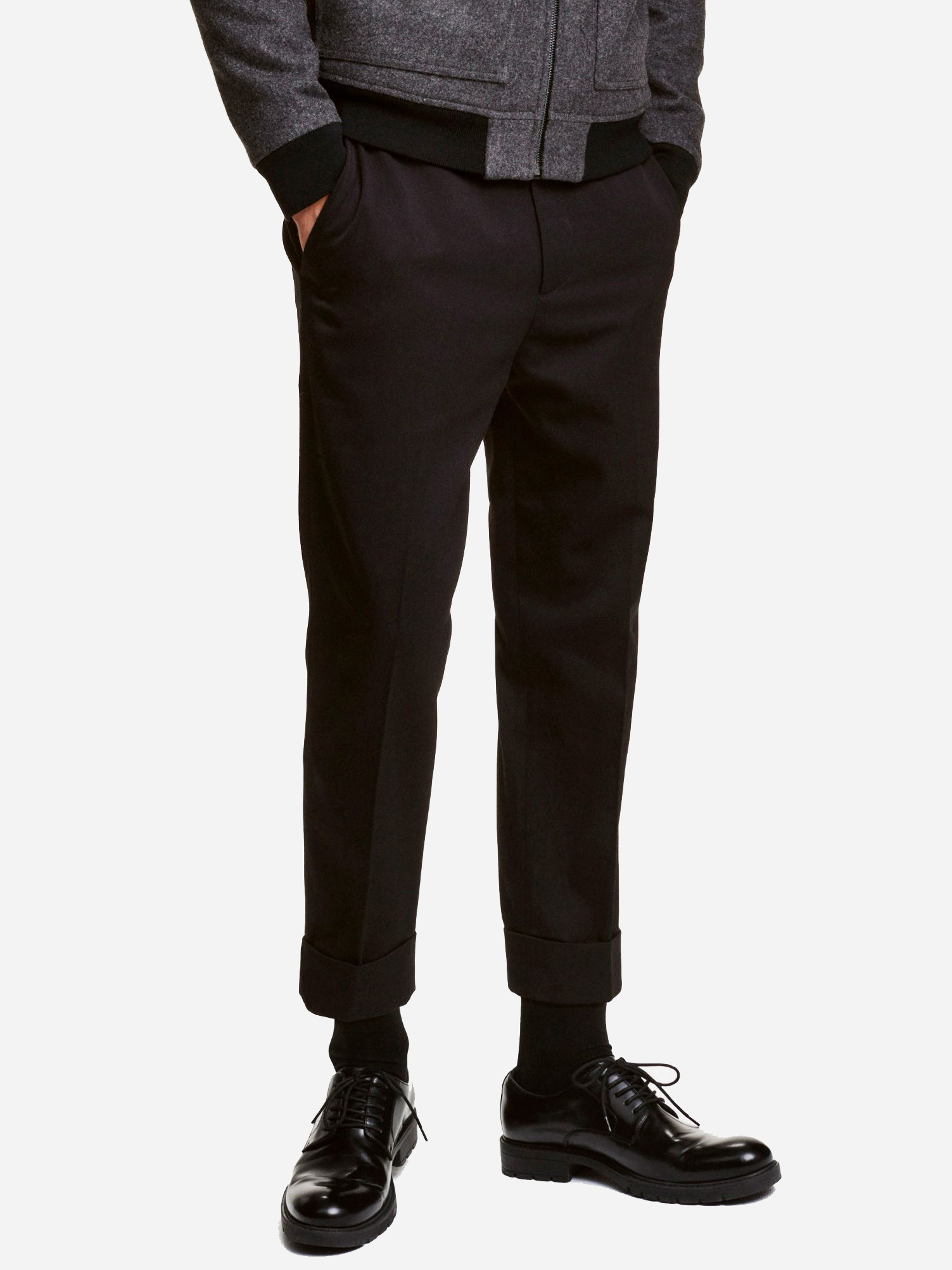 

Брюки H&M 4472934-AAAD 50 Черные