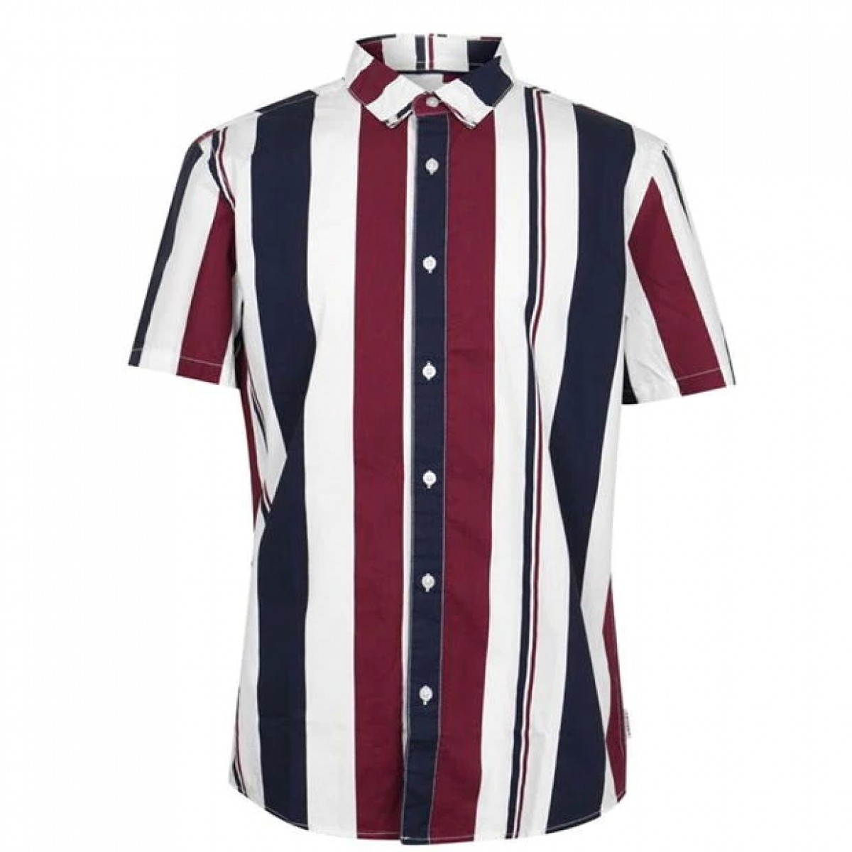 

Рубашка Soviet Sleeve Wht/Burg/Navy,  (48, Рубашка Soviet Sleeve Wht/Burg/Navy, L (48)