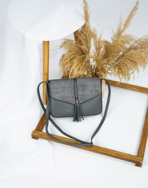 

Сумка №-Н7166 сірий, размер 25*20*9