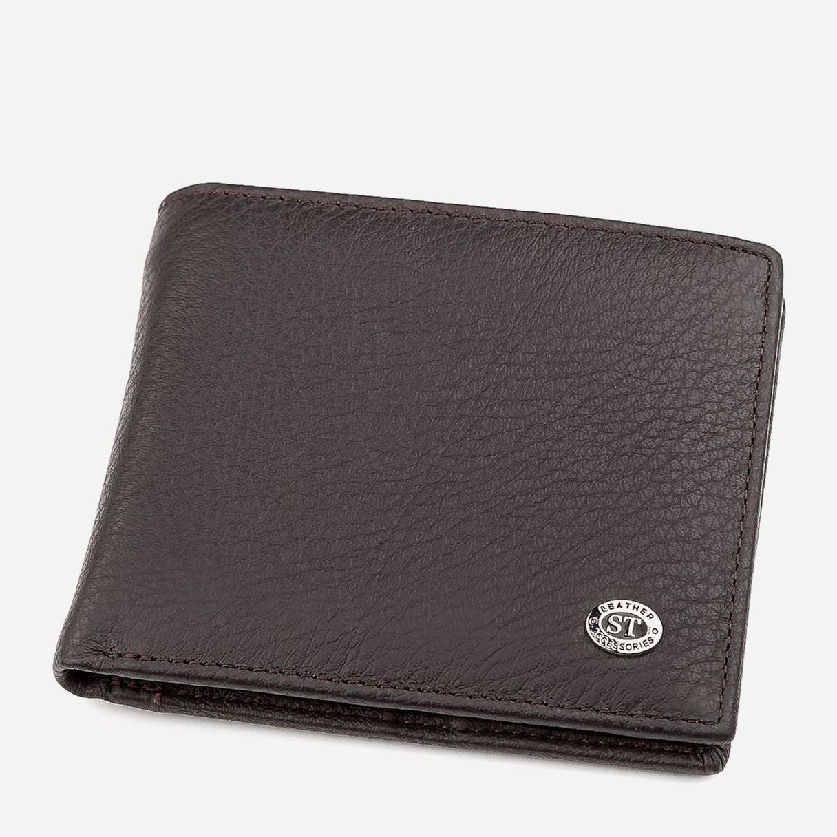 

Портмоне ST Leather Accessories 18304 Коричневое